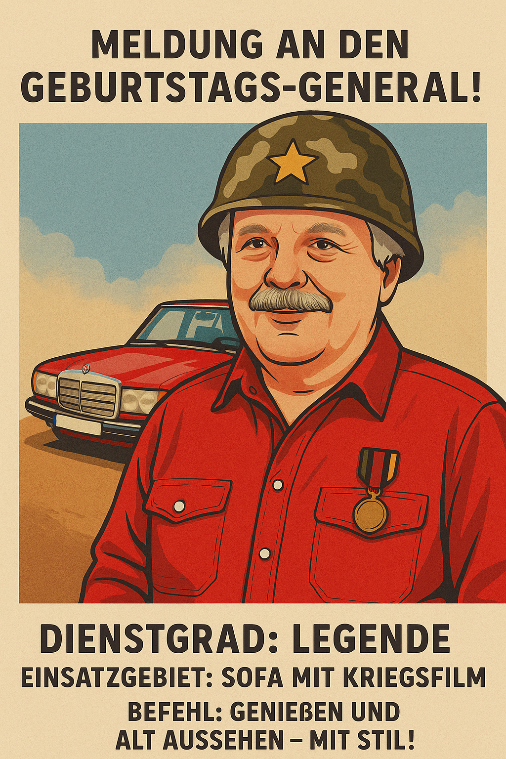 Beispielkarte Papa hat Geburtstag
